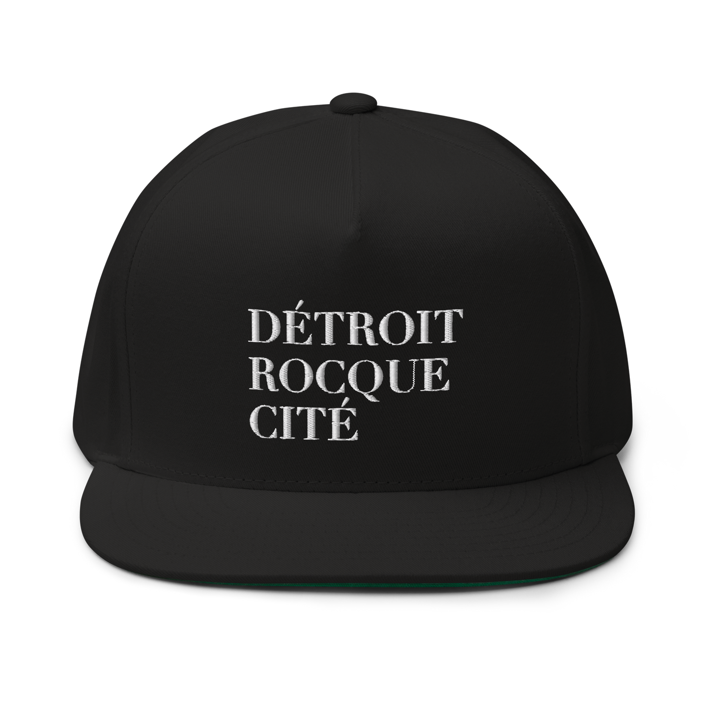 'Détroit Rocque Cité' Flat Bill Snapback