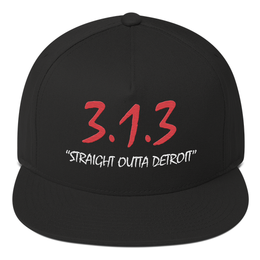 '313 Straight Outta Detroit' Snapback | 5-Panel