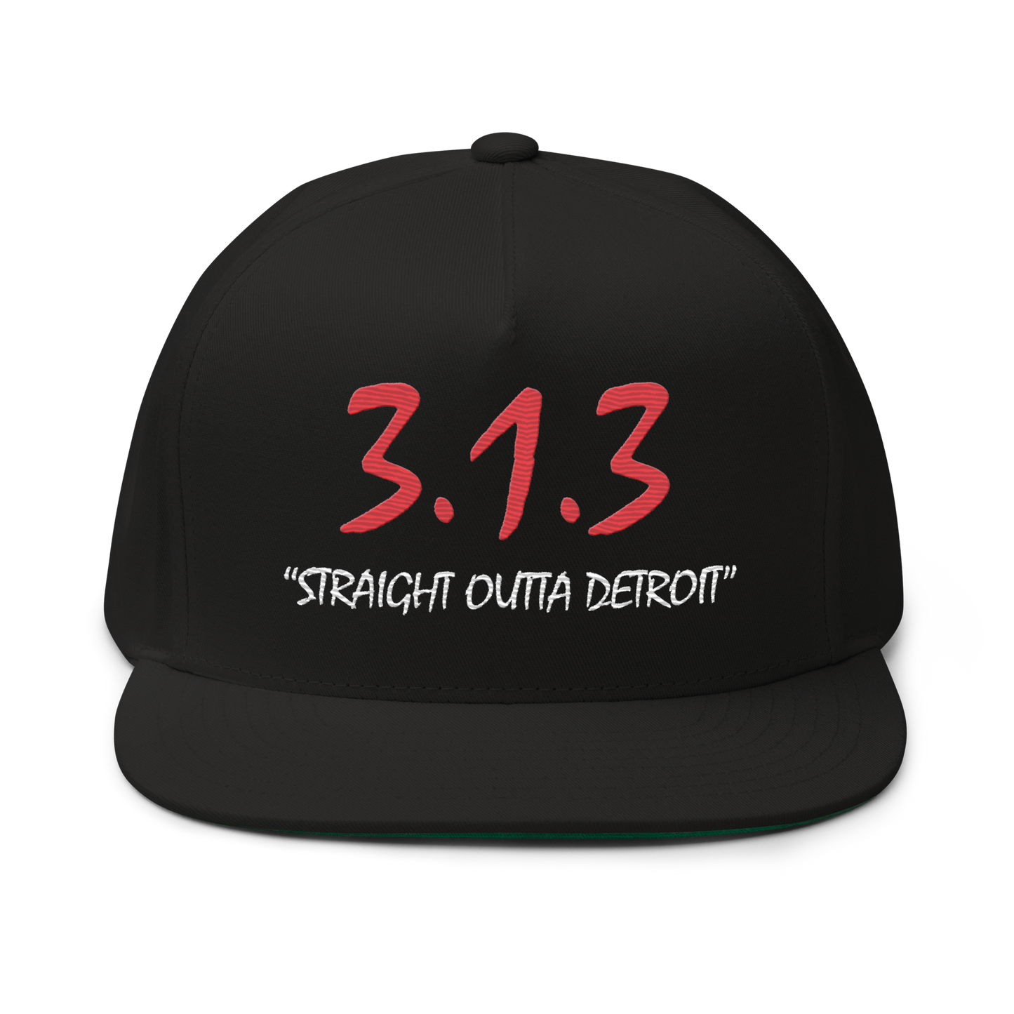 '313 Straight Outta Detroit' Snapback | 5-Panel