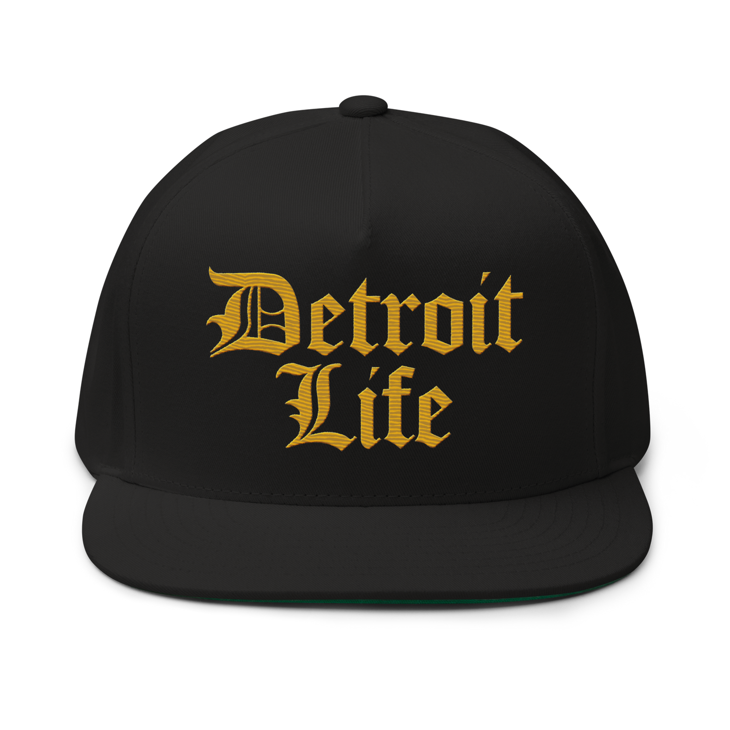 'Detroit Life' Snapback | 5-Panel - Gold