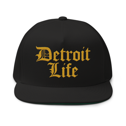 'Detroit Life' Snapback | 5-Panel - Gold