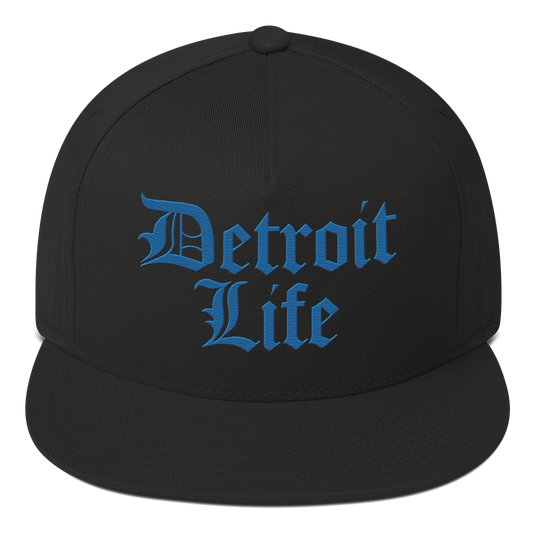 'Detroit Life' Snapback | 5-Panel - Azure