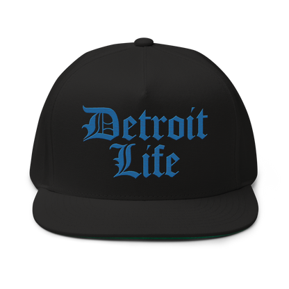 'Detroit Life' Snapback | 5-Panel - Azure