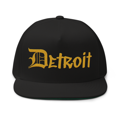 'Detroit' Snapback (OED Tag Font) | Gold