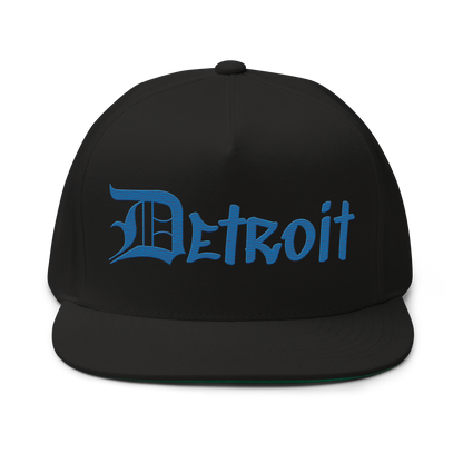 'Detroit' Snapback (OED Tag Font) | Azure