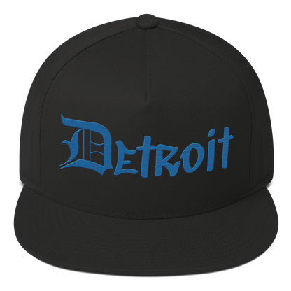 'Detroit' Snapback (OED Tag Font) | Azure