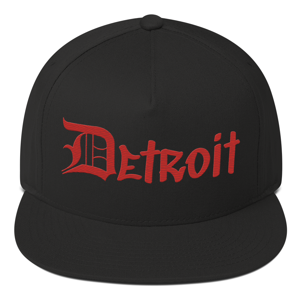 'Detroit' Snapback (OED Tag Font) | Aliform Red