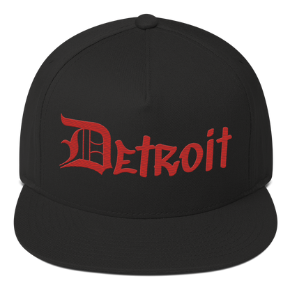 'Detroit' Snapback (OED Tag Font) | Aliform Red