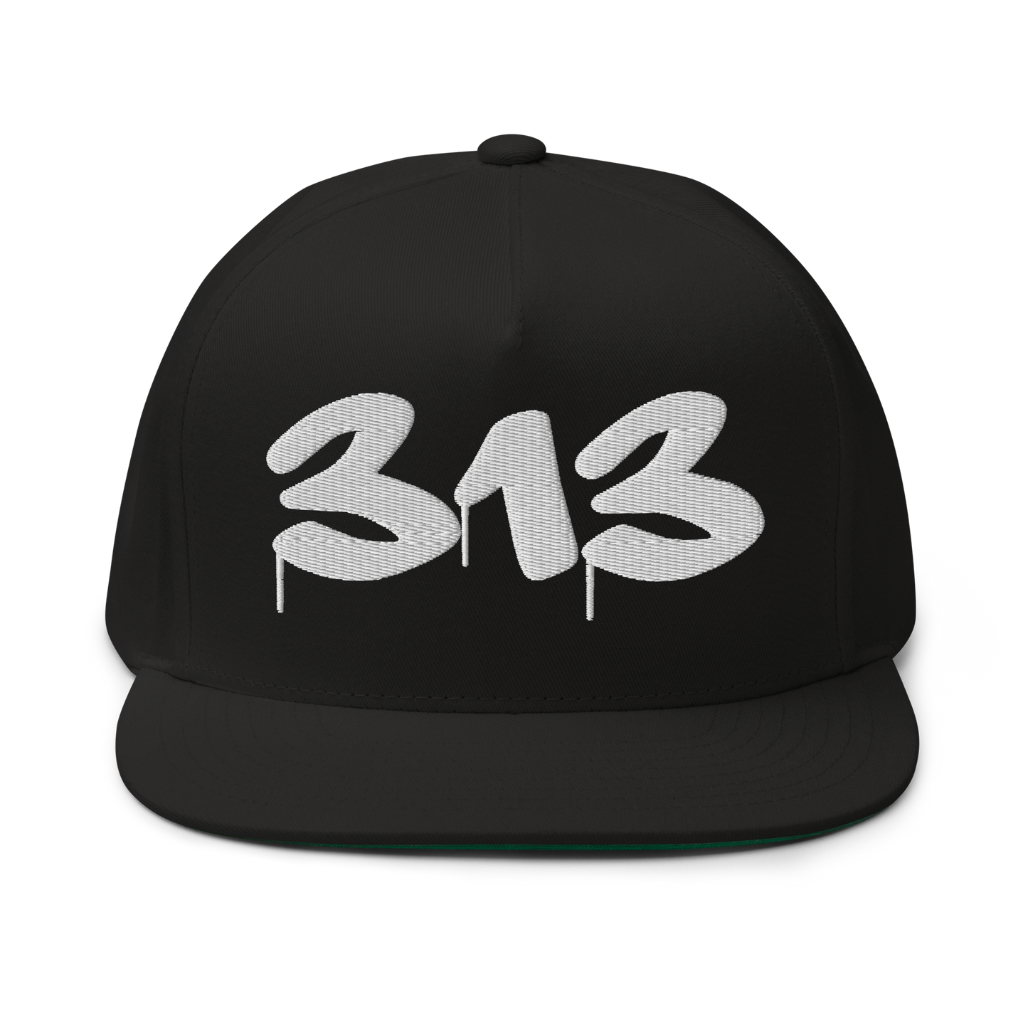 Detroit '313' Snapback (Tag Font) | 5-Panel