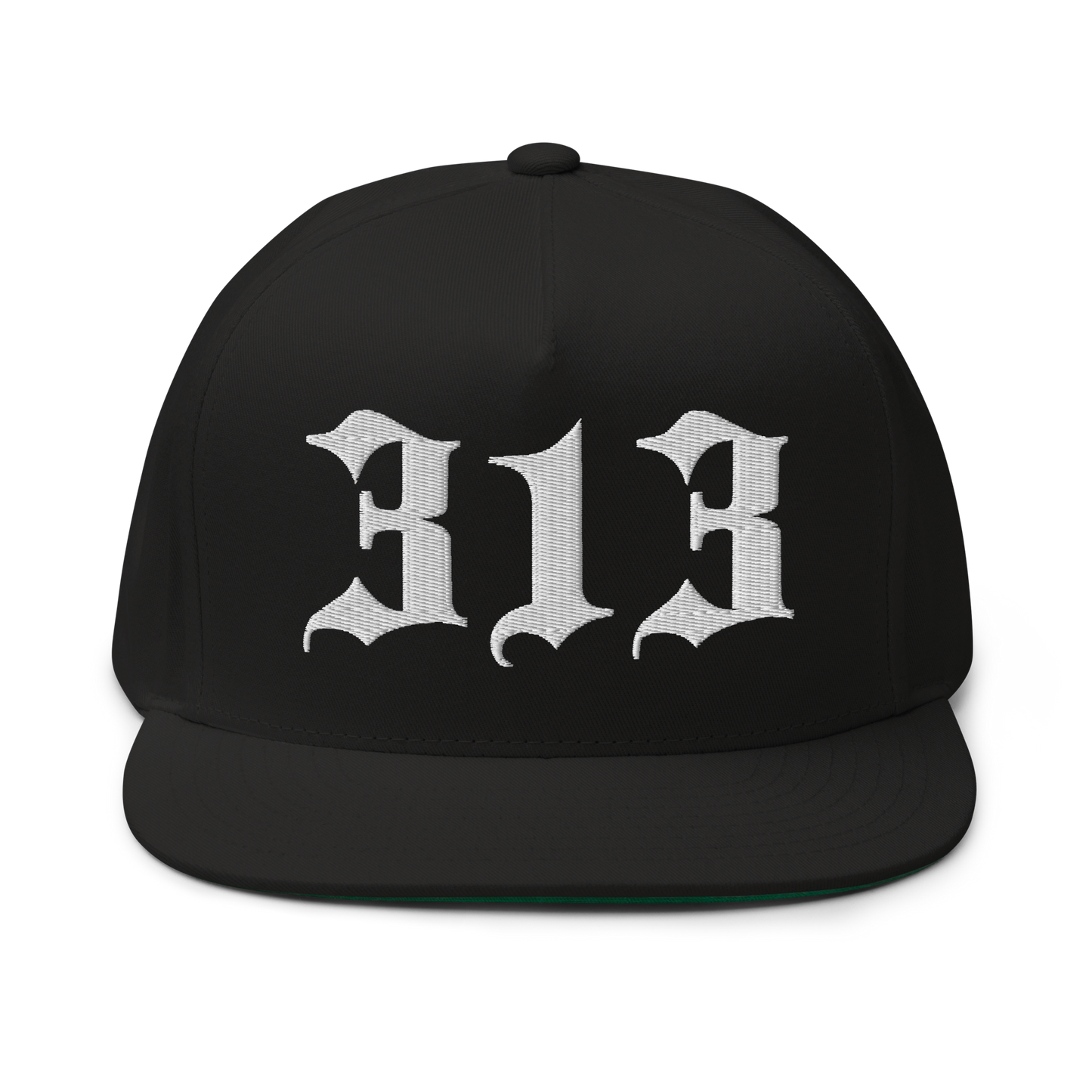 Detroit '313' Snapback (Old English Font) | 5-Panel