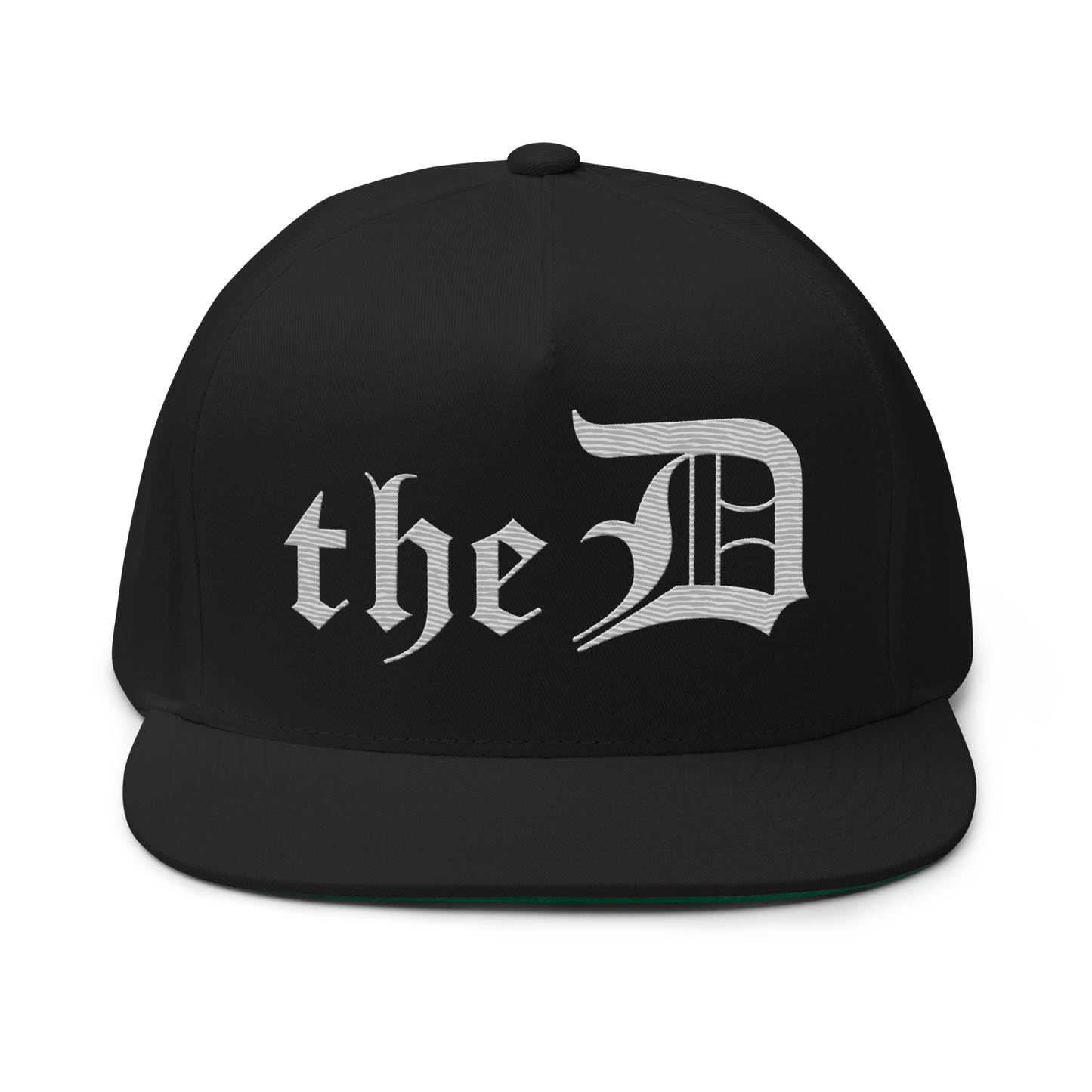 Detroit 'The D' Snapback | 5-Panel - Platinum