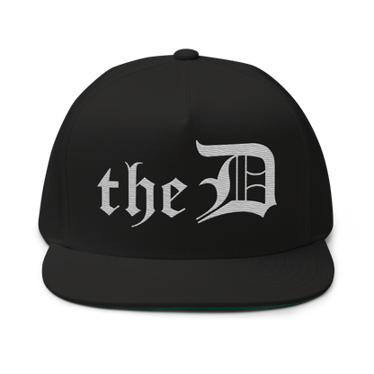 Detroit 'The D' Snapback | 5-Panel - Platinum