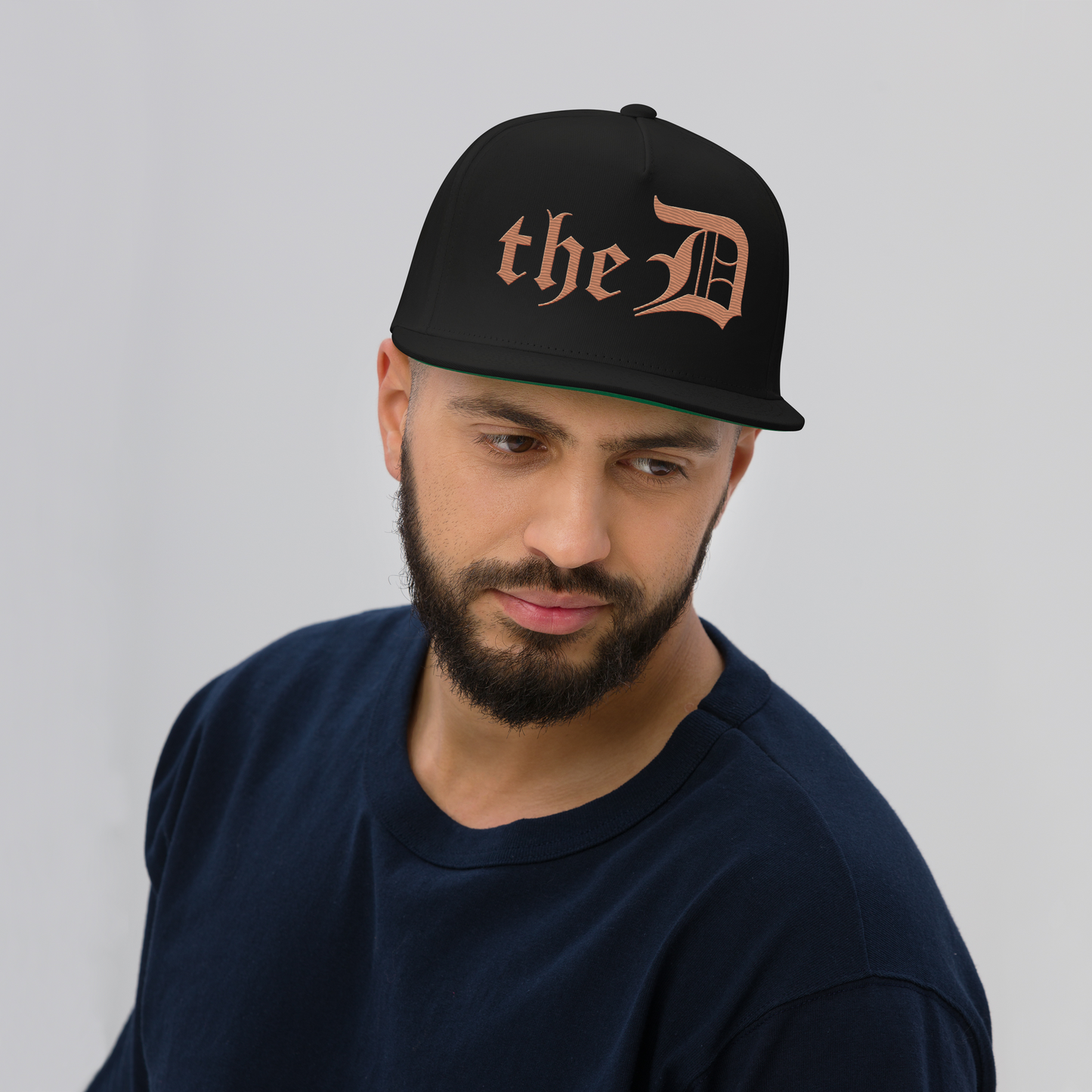 Detroit 'The D' Snapback | 5-Panel - Copper