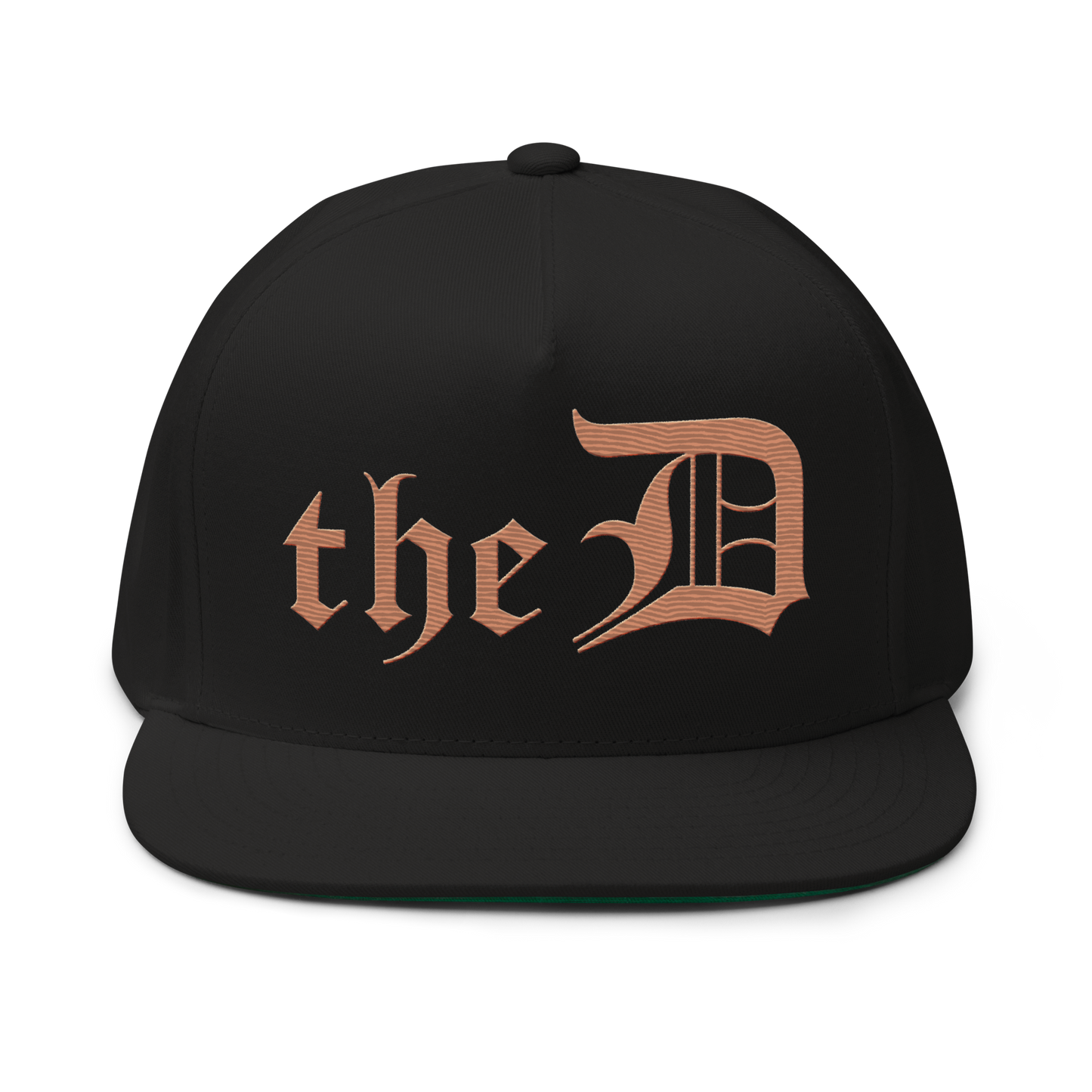 Detroit 'The D' Snapback | 5-Panel - Copper