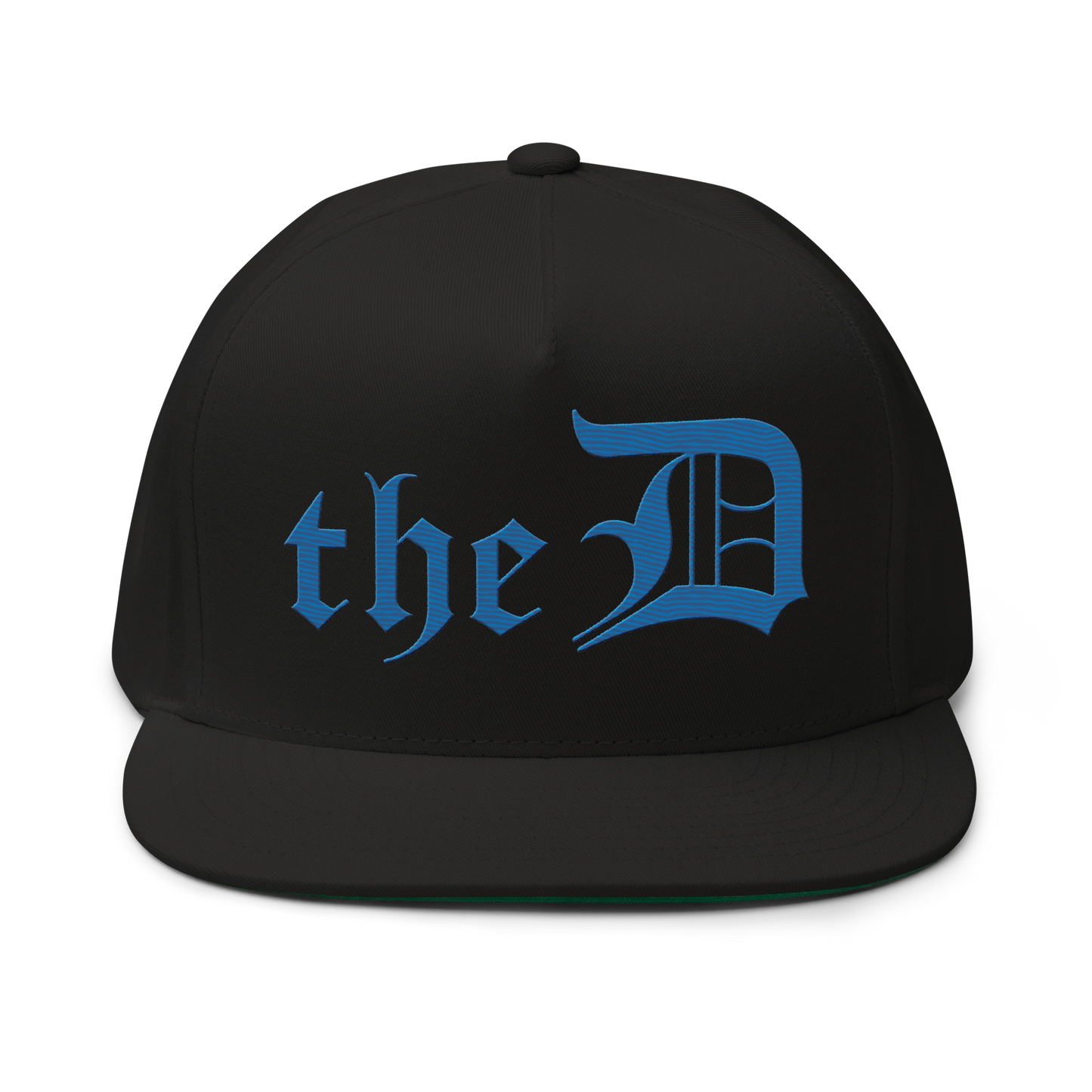 Detroit 'The D' Snapback | 5-Panel - Azure