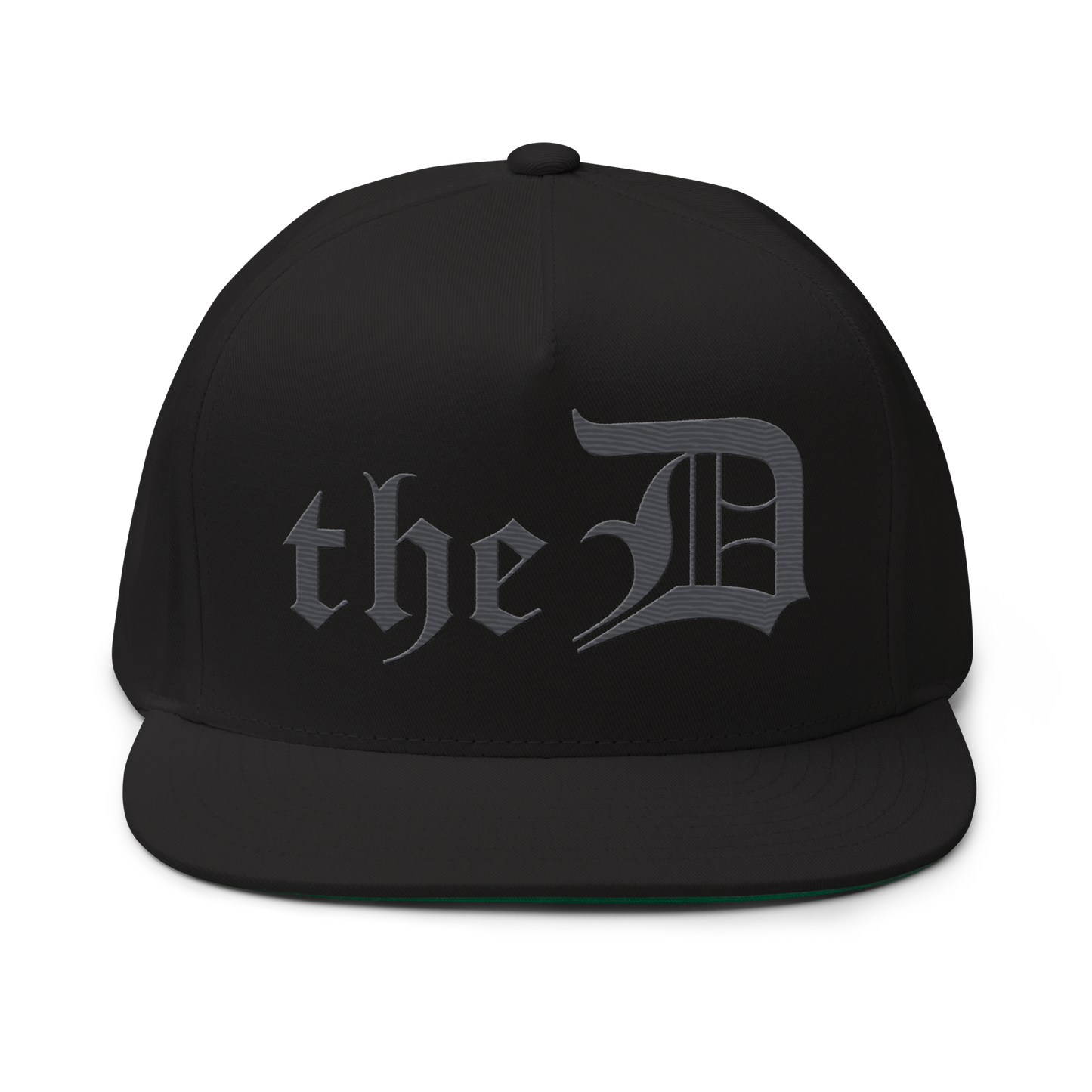 Detroit 'The D' Snapback | 5-Panel - Iron Ore Grey