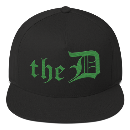 Detroit 'The D' Snapback | 5-Panel - Shamrock Green