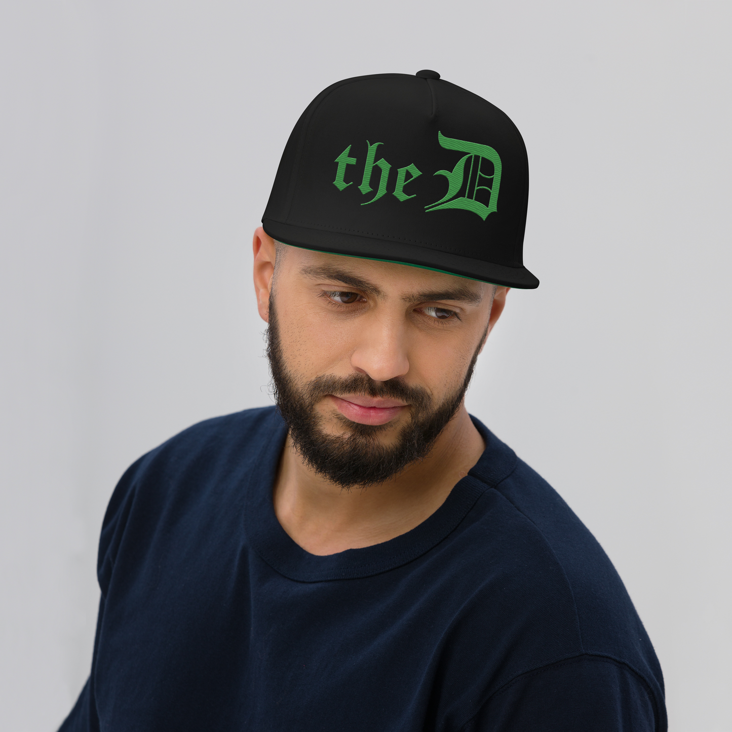 Detroit 'The D' Snapback | 5-Panel - Shamrock Green