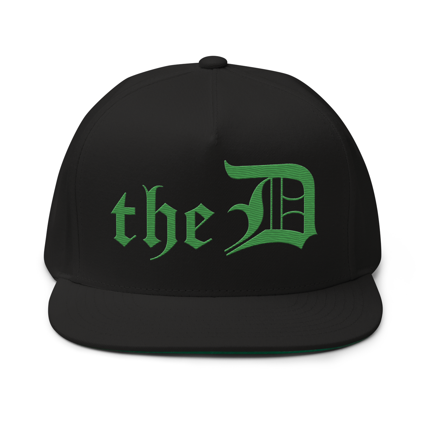 Detroit 'The D' Snapback | 5-Panel - Shamrock Green