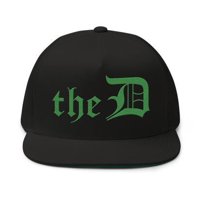 Detroit 'The D' Snapback | 5-Panel - Shamrock Green