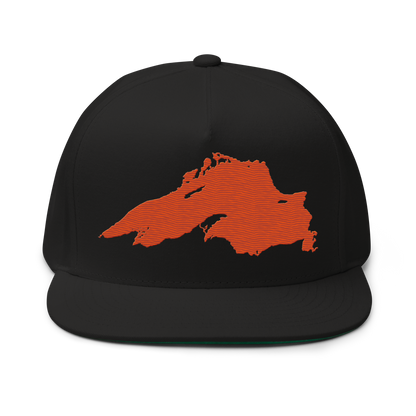 Lake Superior Snapback | 5-Panel - Maple Leaf Orange