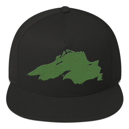 Lake Superior Snapback | 5-Panel - Pine Green