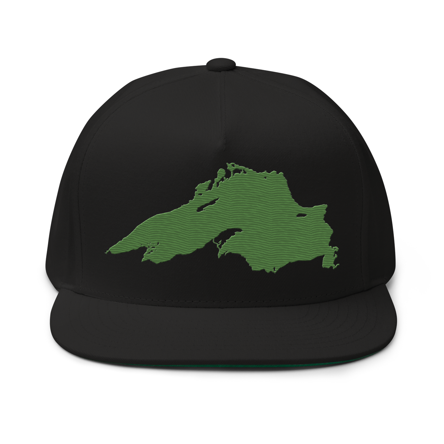 Lake Superior Snapback | 5-Panel - Pine Green