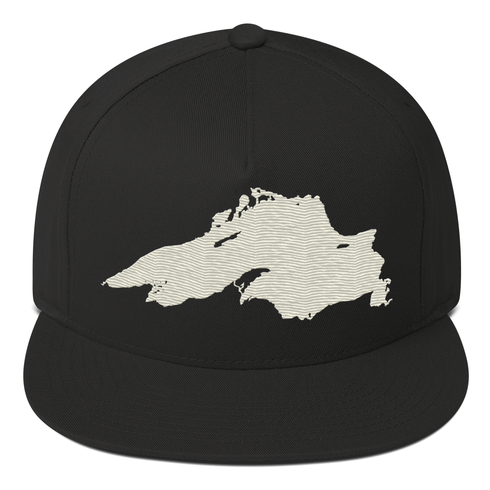 Lake Superior Snapback | 5-Panel - Ivory White