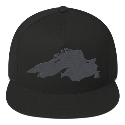 Lake Superior Snapback | 5-Panel - Iron Ore Grey