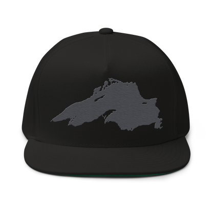 Lake Superior Snapback | 5-Panel - Iron Ore Grey