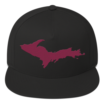 Upper Peninsula Snapback | 5-Panel - Ruby Red