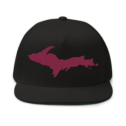 Upper Peninsula Snapback | 5-Panel - Ruby Red