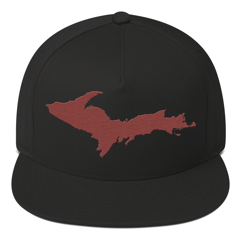 Upper Peninsula Snapback | 5-Panel - Ore Dock Red