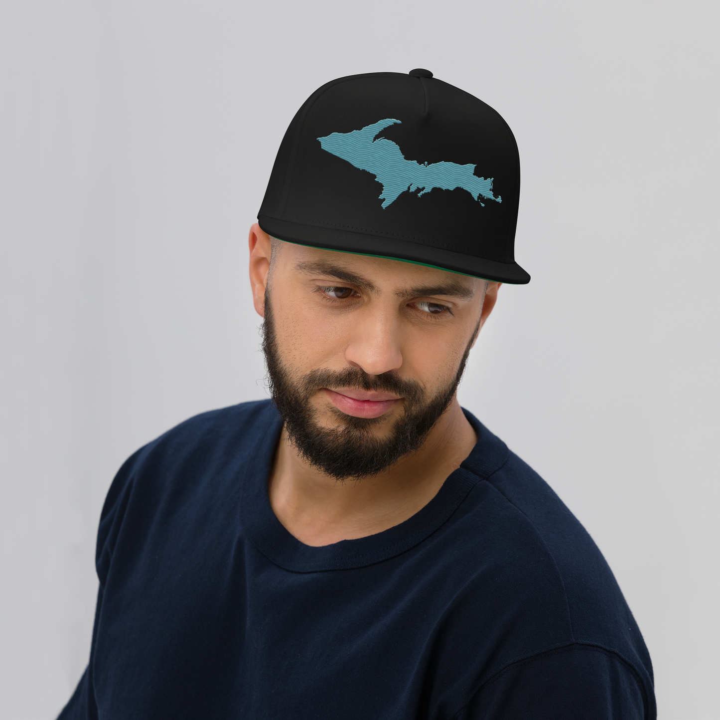 Upper Peninsula Snapback | 5-Panel - Huron Blue