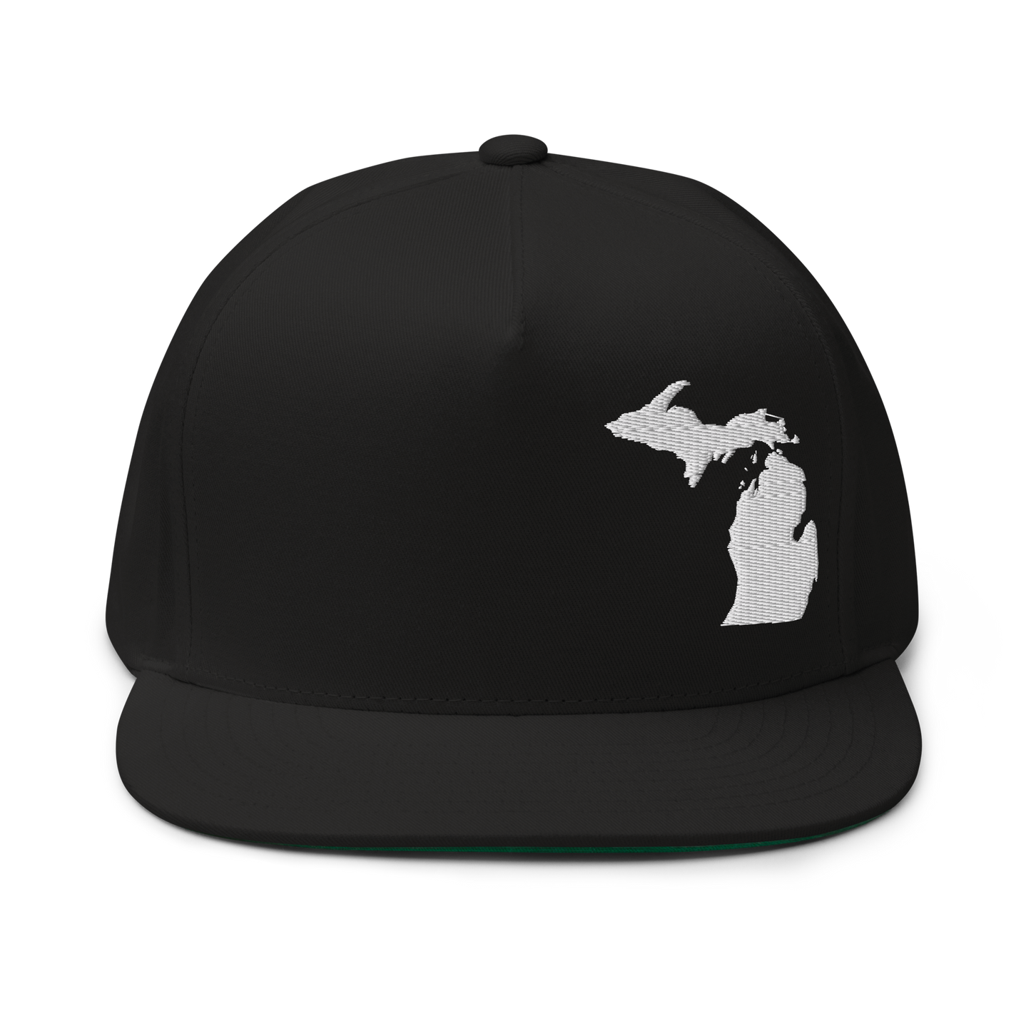 Michigan Snapback | 5-Panel - White Outline