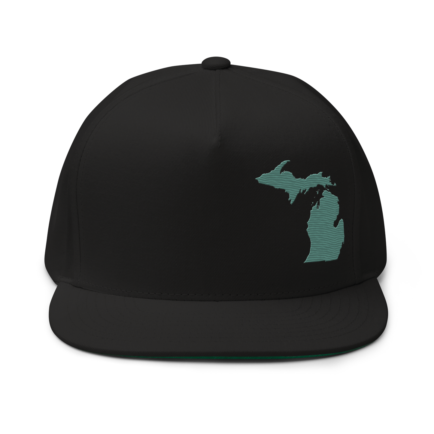 Michigan Snapback | 5-Panel - Cooper Green Outline