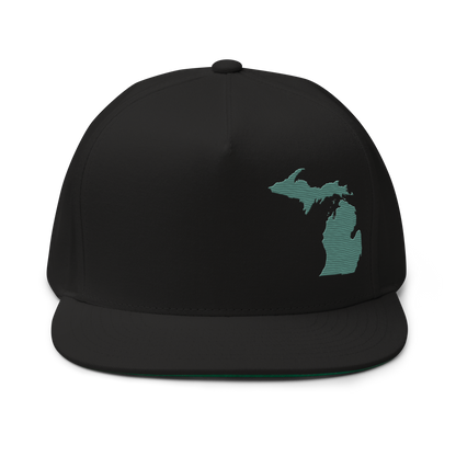 Michigan Snapback | 5-Panel - Cooper Green Outline