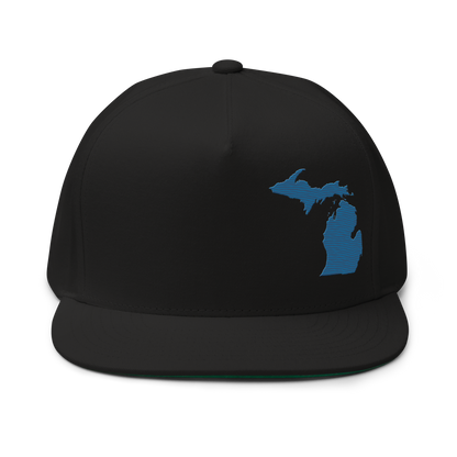 Michigan Snapback | 5-Panel - Blueberry Outline