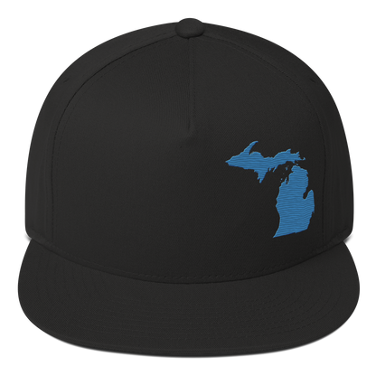 Michigan Snapback | 5-Panel - Superior Blue Outline