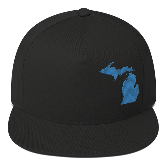 Michigan Snapback | 5-Panel - Superior Blue Outline