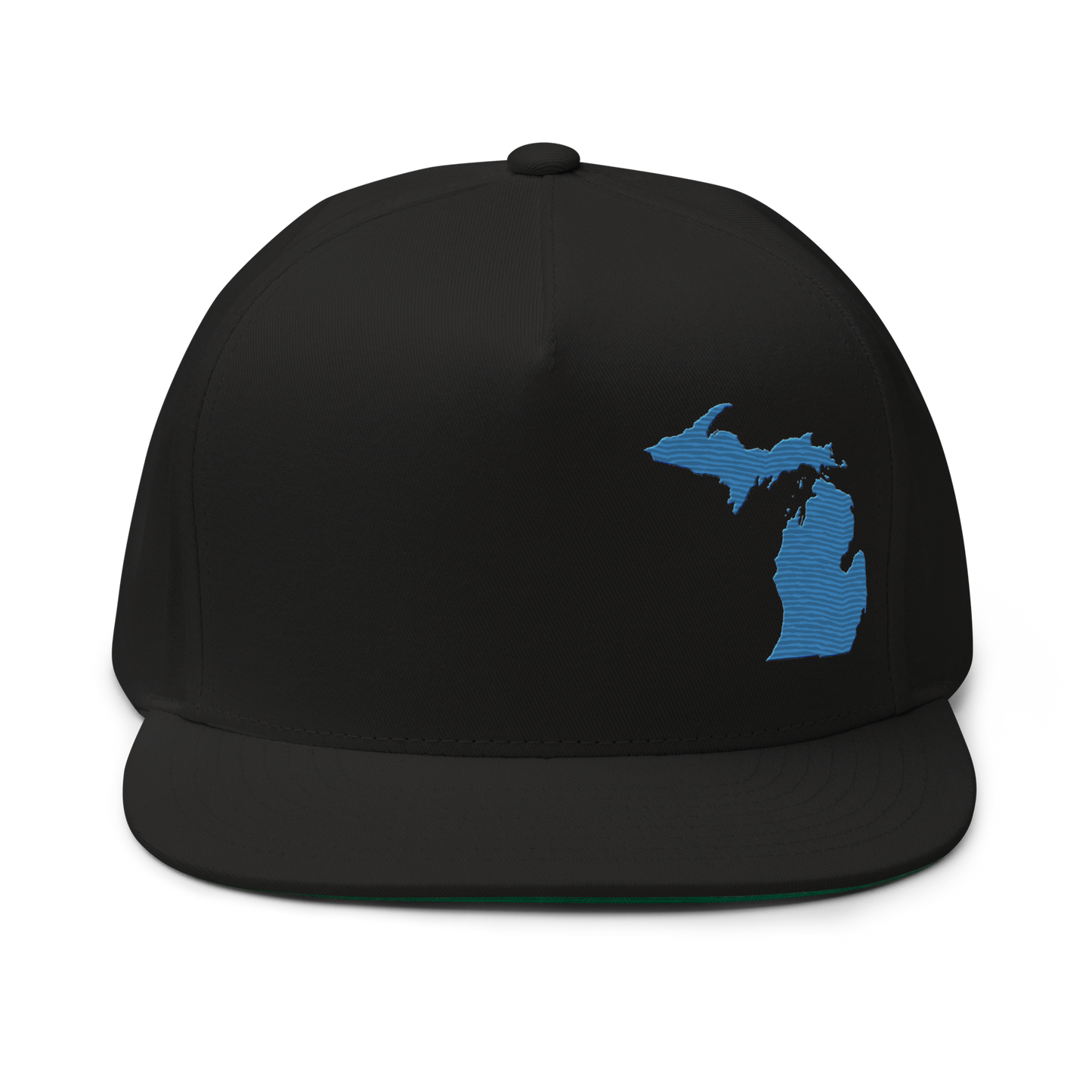 Michigan Snapback | 5-Panel - Superior Blue Outline