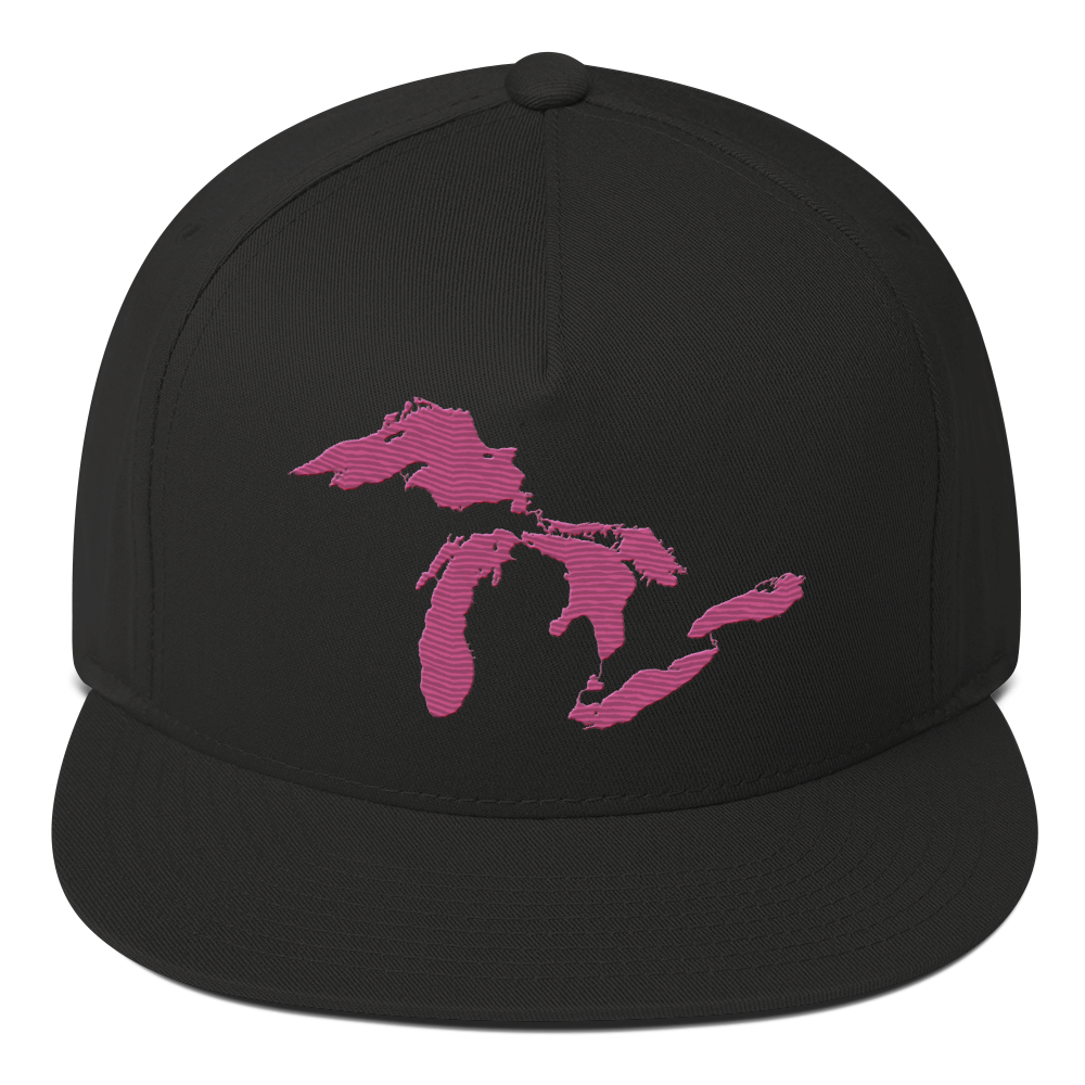 Great Lakes Snapback | 5-Panel - Apple Blossom Pink