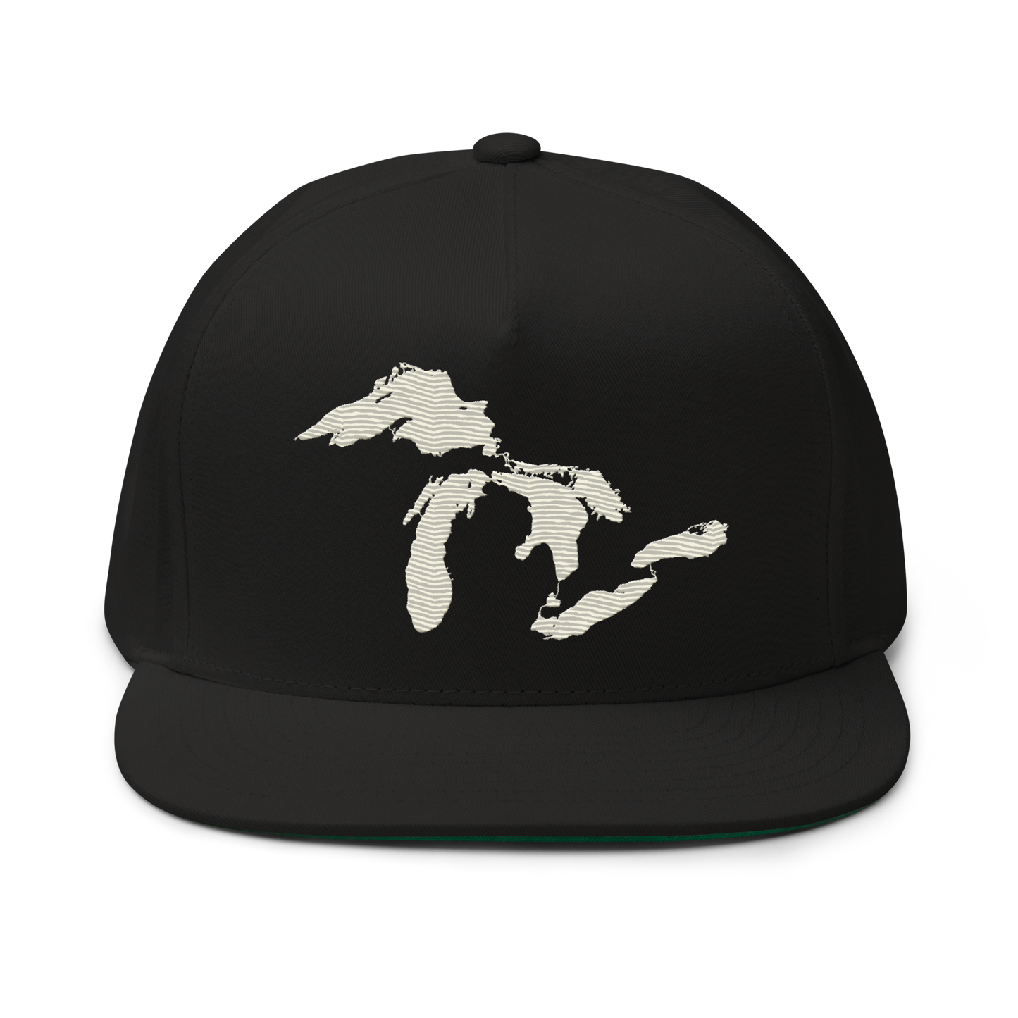 Great Lakes Snapback | 5-Panel - Ivory White