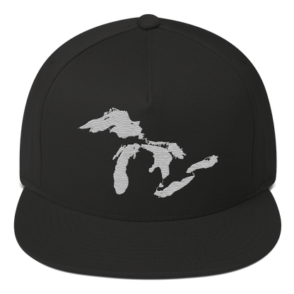 Great Lakes Snapback | 5-Panel - Platinum