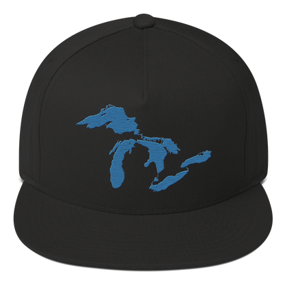 Great Lakes Snapback | 5-Panel - Superior Blue