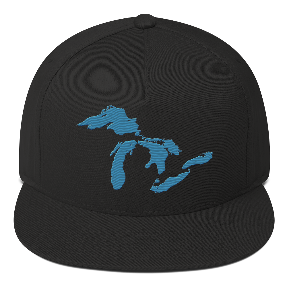 Great Lakes Snapback | 5-Panel - Traverse Blue