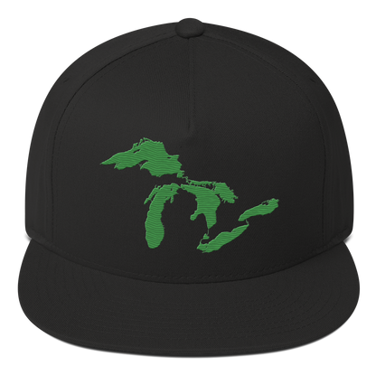 Great Lakes Snapback | 5-Panel - Shamrock Green