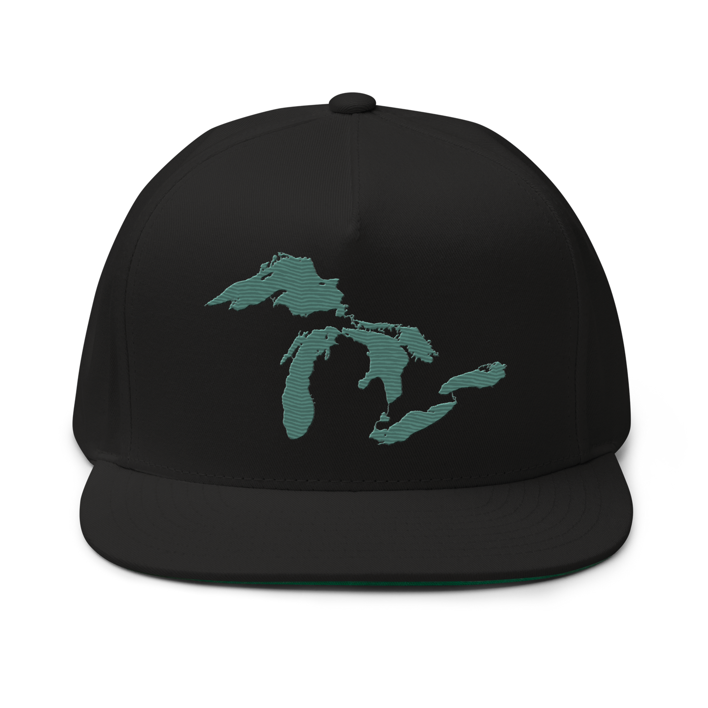 Great Lakes Snapback | 5-Panel - Copper Green