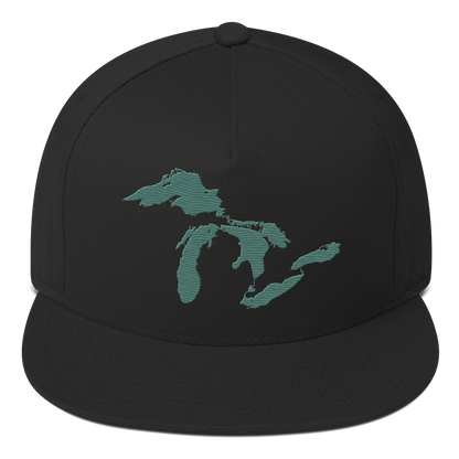 Great Lakes Snapback | 5-Panel - Copper Green