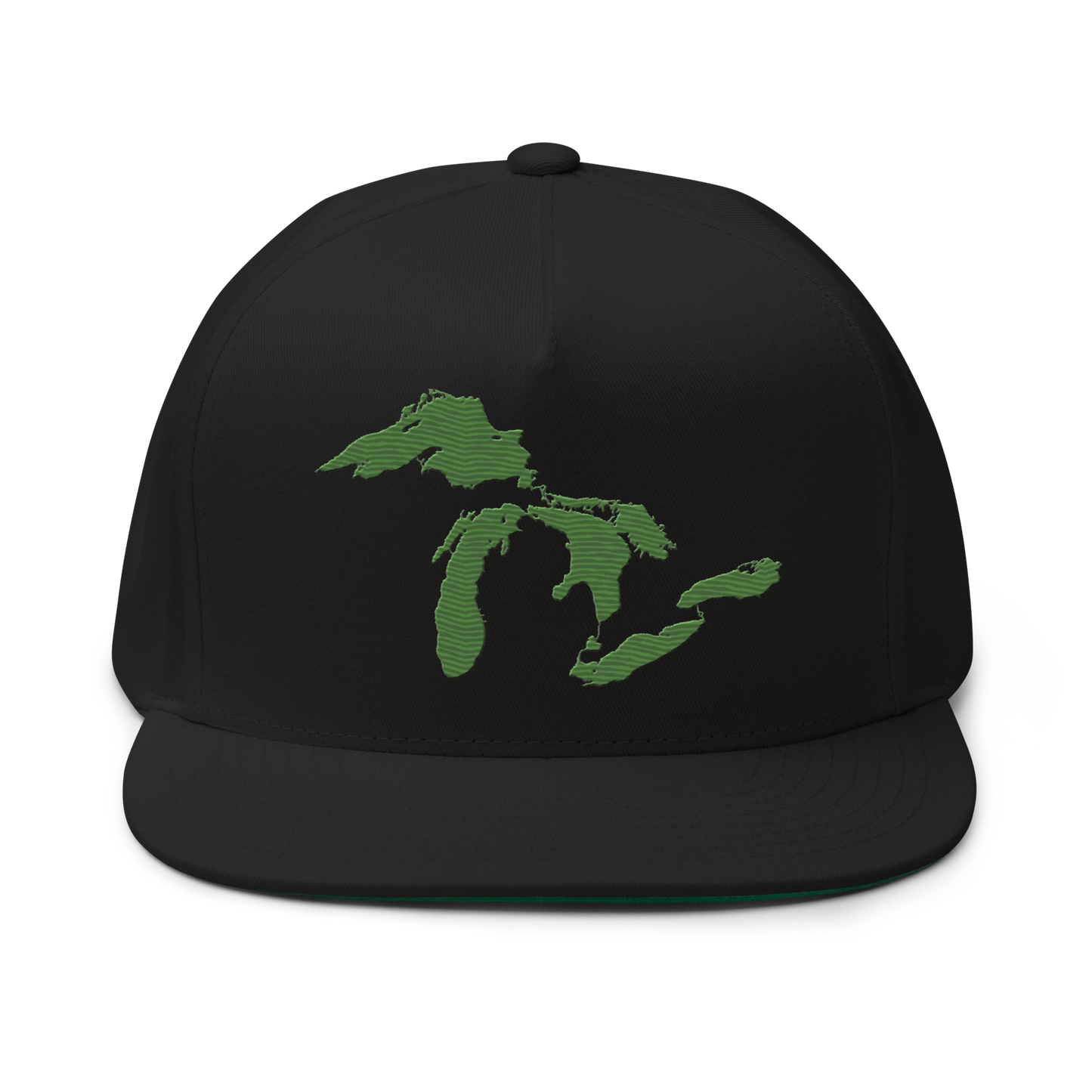 Great Lakes Snapback | 5-Panel - Pine Green